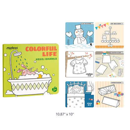 Mideer - Coloring Book: Colorful Life