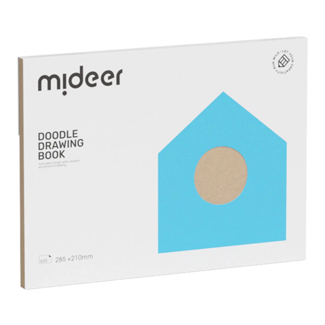 Mideer - Drawing Doodle Book: Kraft Paper