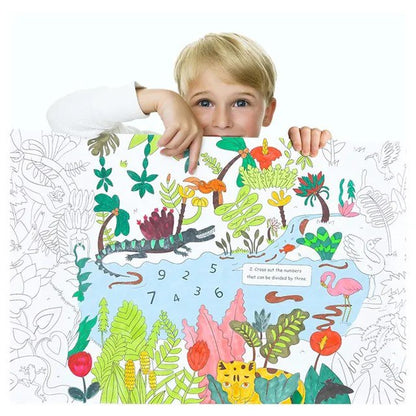 Mideer - Giant Colouring Scroll: Jungle