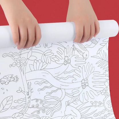 Mideer - Giant Colouring Scroll: Jungle