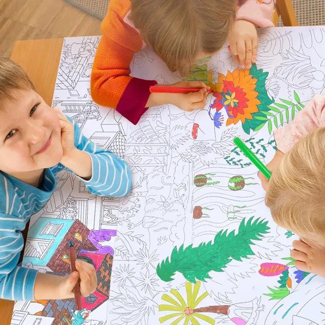 Mideer - Giant Colouring Scroll: Jungle