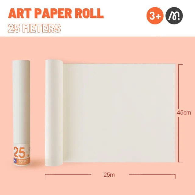 Mideer - 25M Painting Paper Roll