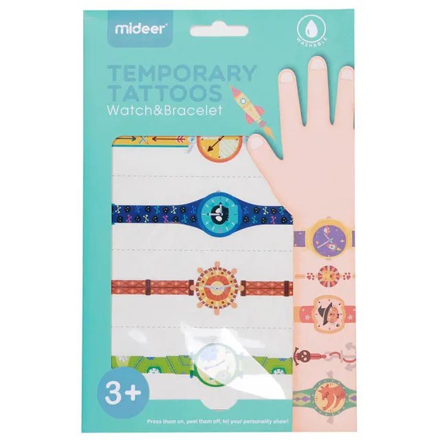 Mideer - Temporary Tattoos Watch &amp; Bracelet