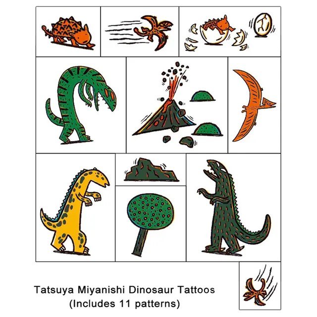 Mideer - Dinosaur Tattoos - How Wonderful You Are