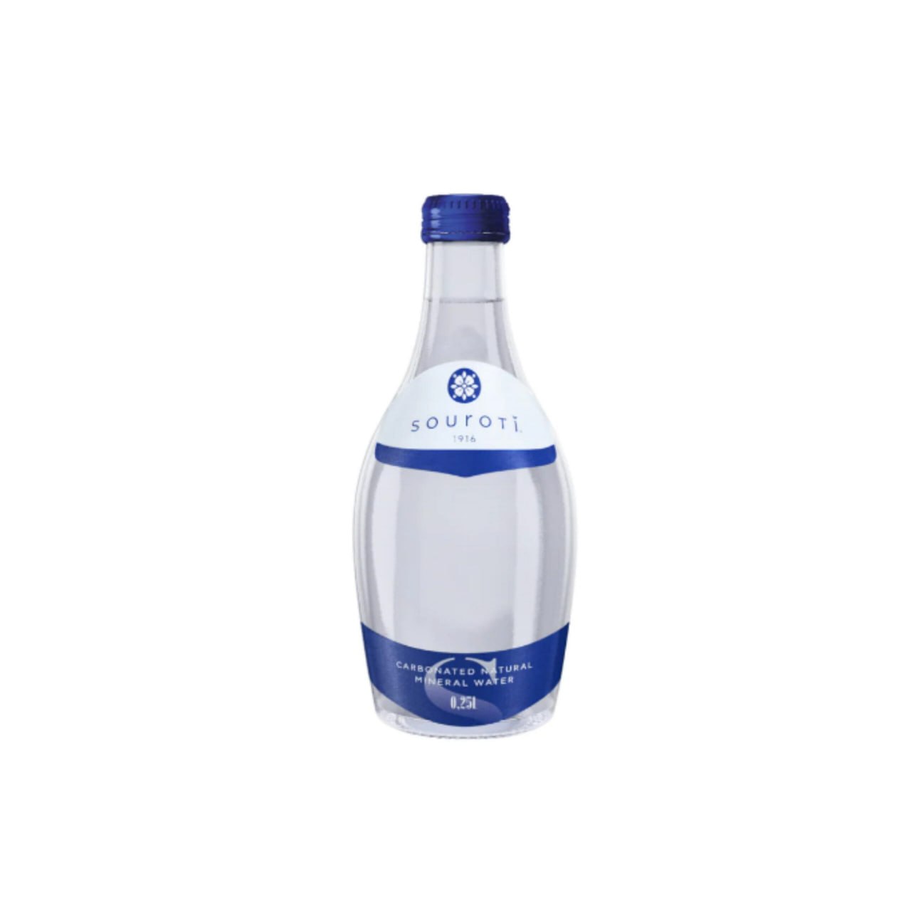 SOUROTI Carbonated Natural Mineral Water 250ml - Plain