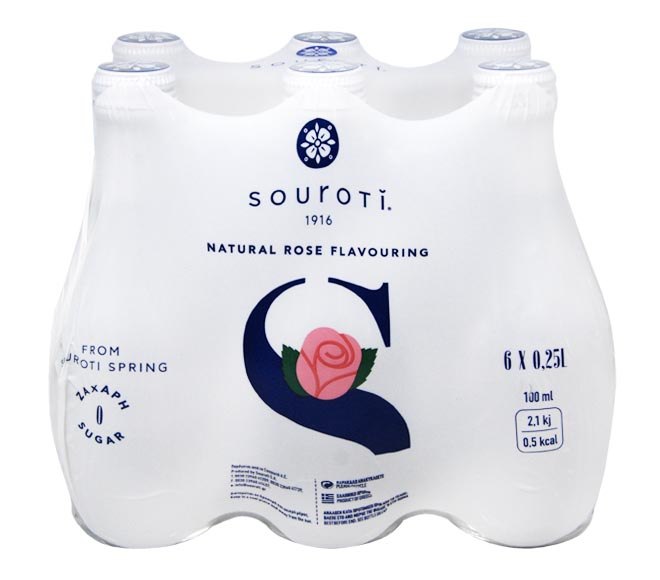 SOUROTI 6 Pack Shrink 6X250ml - Rose