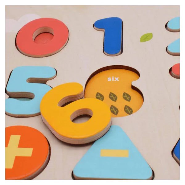 Mideer – Wooden Puzzle Let’S Learn Numbers