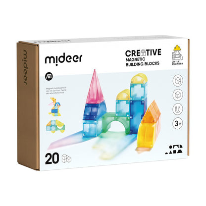 Mideer - Creative Magnetic Building Blocks - 20Pcs