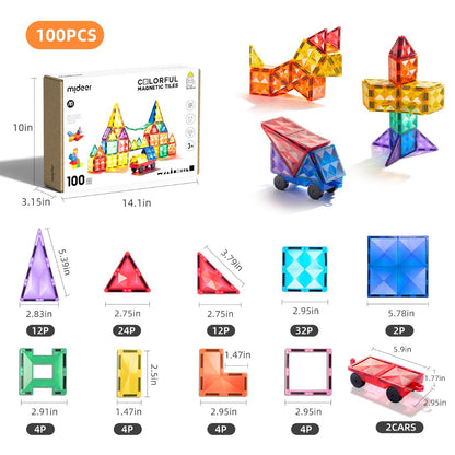 Mideer - Creative Magnetic Building Blocks - 20Pcs