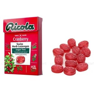 Ricola Cranberry Sugarfree Herb Drops 45g