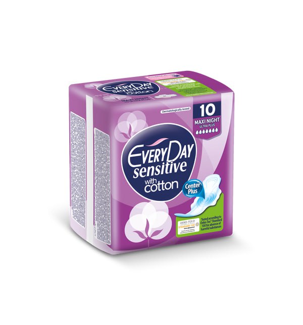 EveryDay pads for sensitive skin 10 Maxi Lily pads