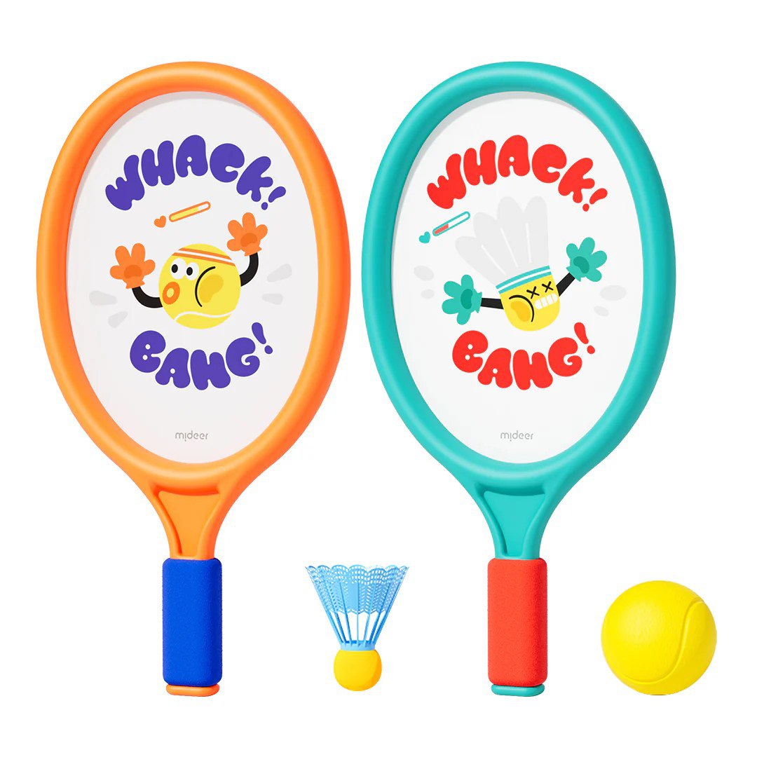 Mideer - 2-In-1 Kids Entry-Level Racket