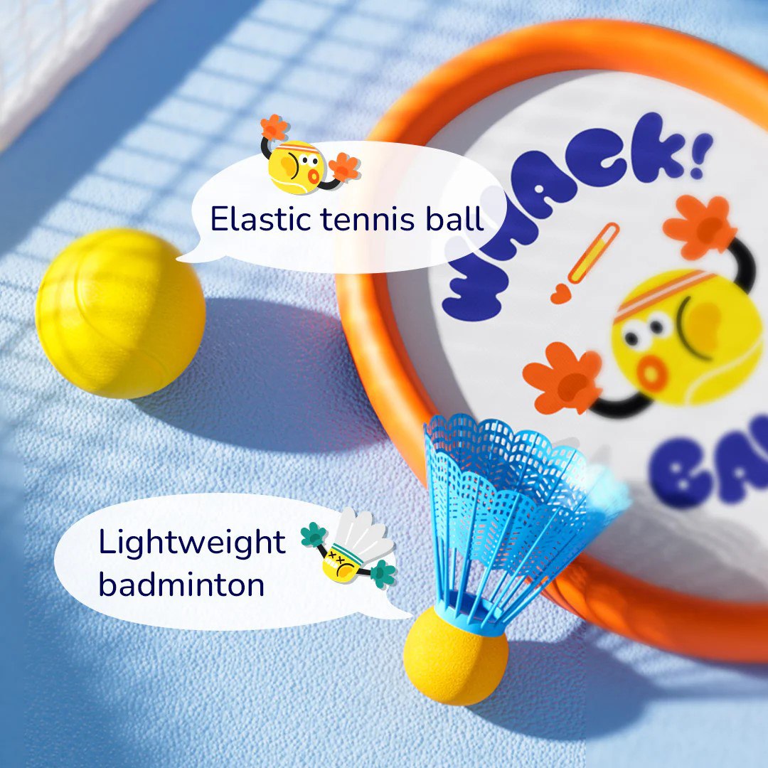 Mideer - 2-In-1 Kids Entry-Level Racket