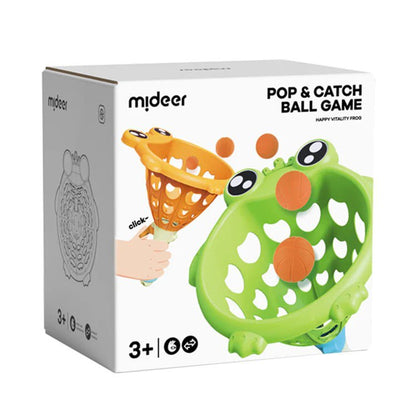 Mideer - Pop And Catch Ball Game - Happy Vitality Frog