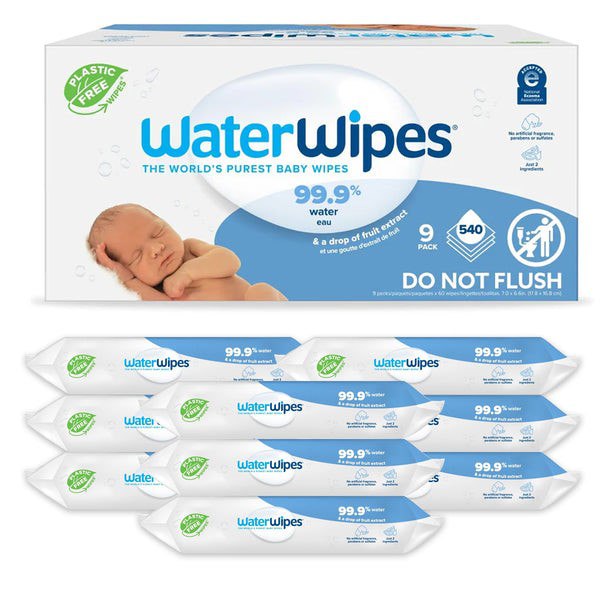 Water Wipes | Super Value Box | 9x60 Wipes