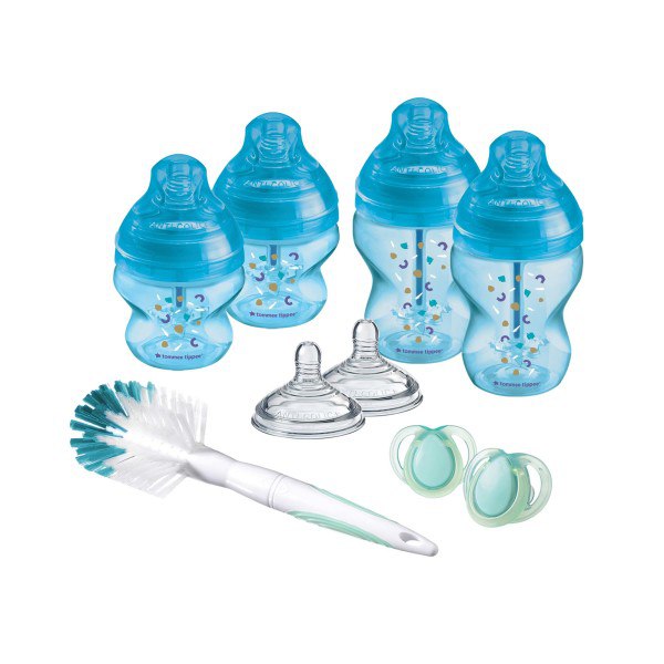 Tommee Tippee Advanced Anti-Colic, Newborn Starter Set +0 month, Blue Color