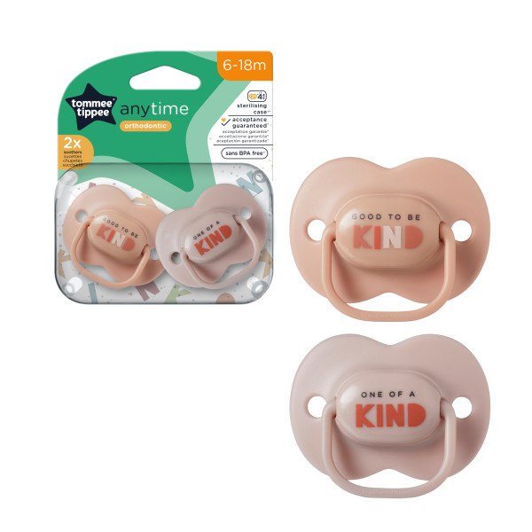 Tommee Tippee - Anytime Soothers &quot;Kind&quot; 6-18m | 2 Pack