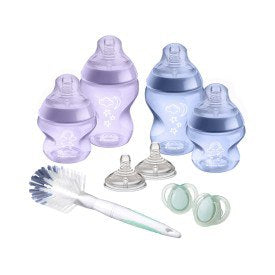 Tommee Tippee Closer To Nature Newborn Starter Set - Purple