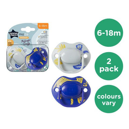 Tommee Tippee Moda Soother Pack Of 2 (6-18M