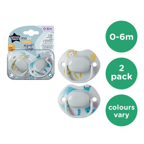 Tommee Tippee Moda Soother Pack Of 2 (0-6M)