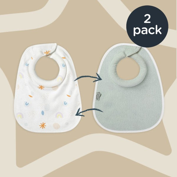 Tommee Tippee Closer to Nature 2 Milk Feeding Bibs 0m+