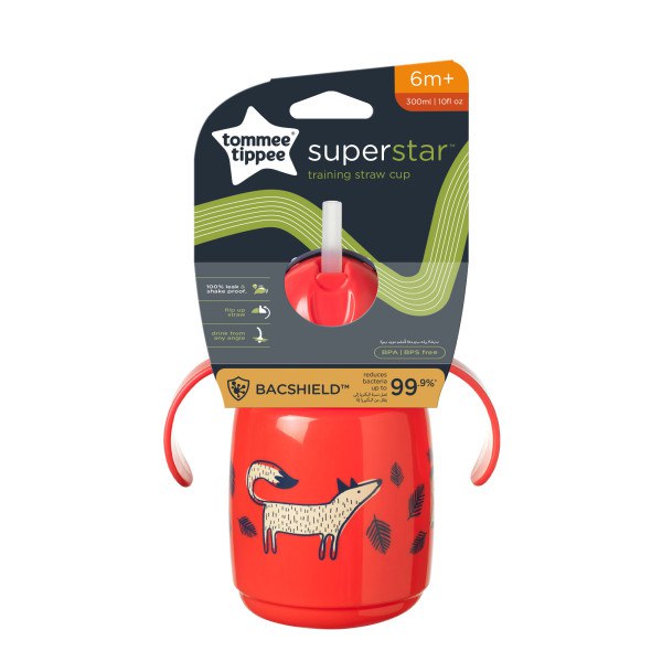 Tommee Tippee Superstar Training Straw Cup 6m+ 300ml