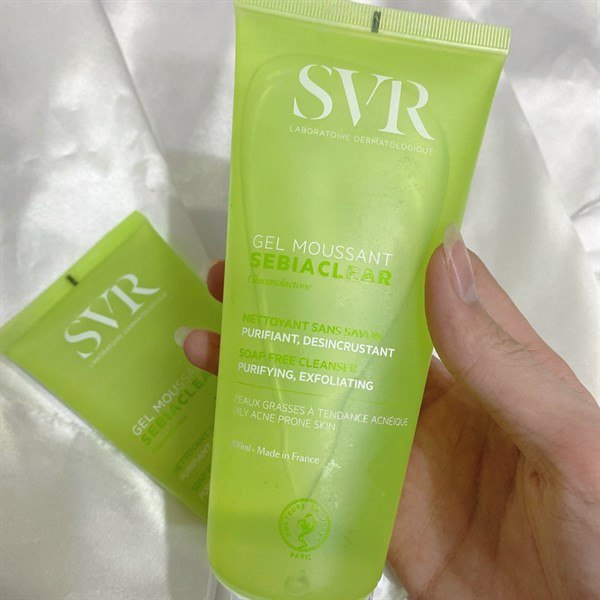 Svr sebiaclear gel purifying and exfoliating soap-free cleanser 200ml