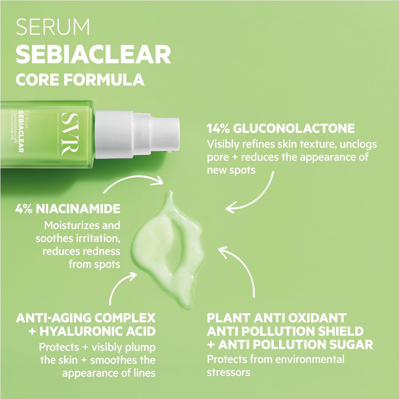 SVR Sebiaclear Anti-blemishes, Marks and Wrinkles Serum 30 ml