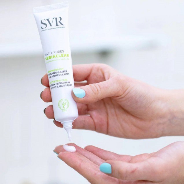 SVR SEBIACLEAR Mat &amp; Pores Sebum-Regulator Cream - NEW FORMULA(40ml)