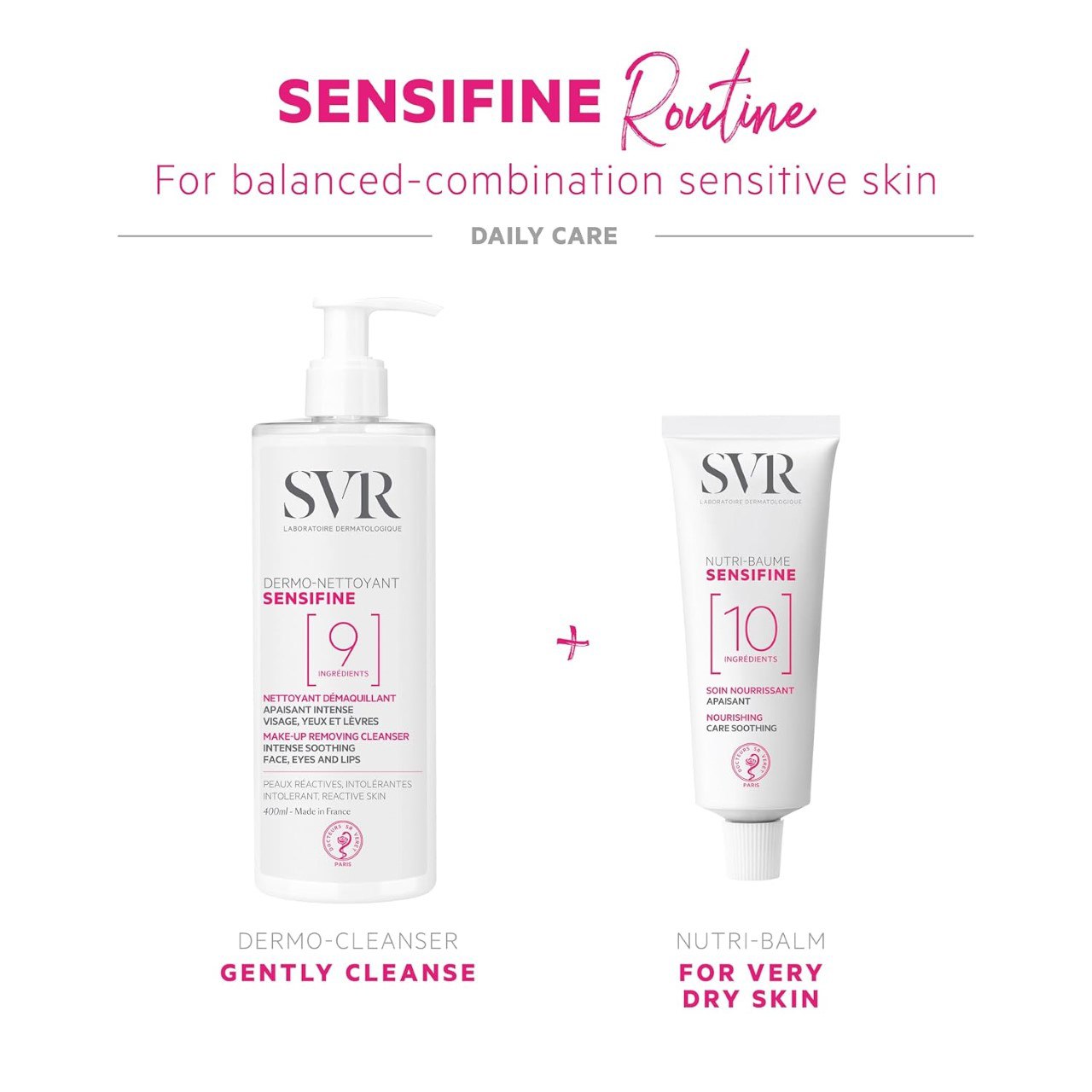 Svr sensifine dermo-nettoyant make-up removing cleanser 400ml