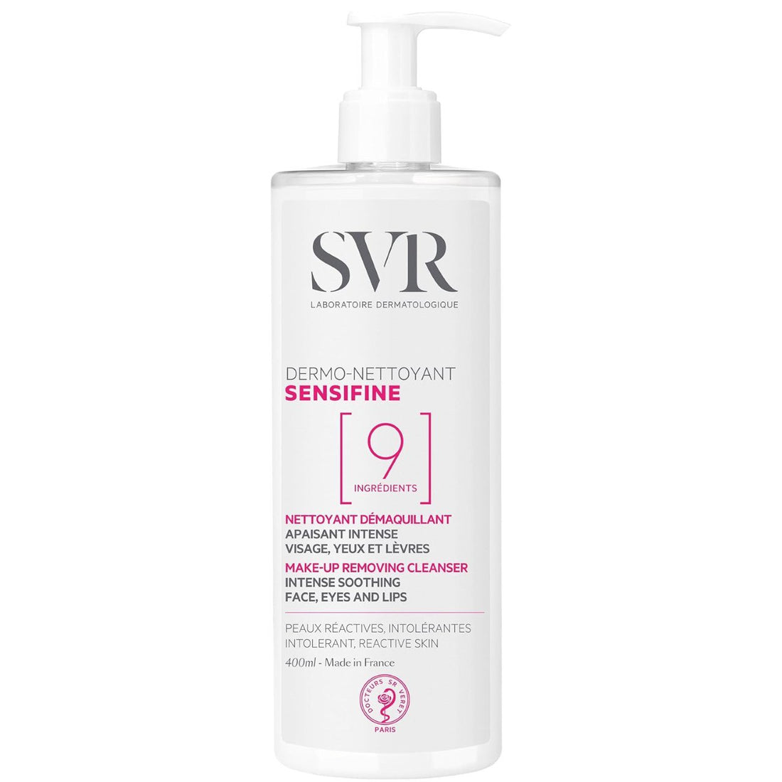 Svr sensifine dermo-nettoyant make-up removing cleanser 400ml