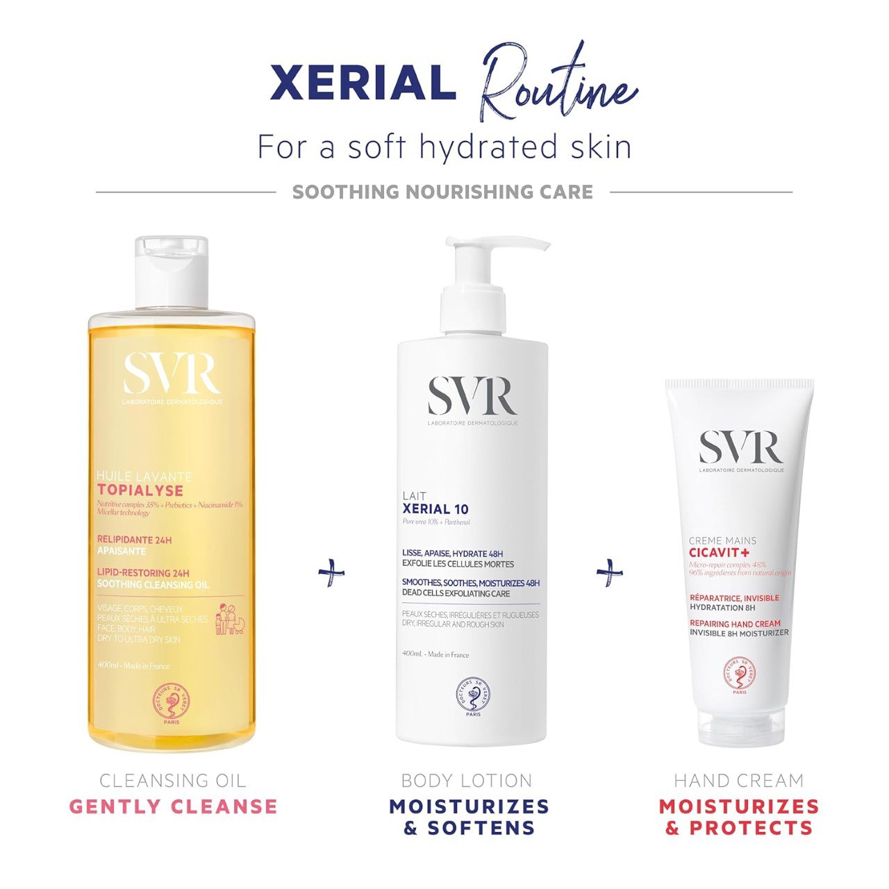 Svr xerial 10 body lotion with 10% urea for dry skin 400ml