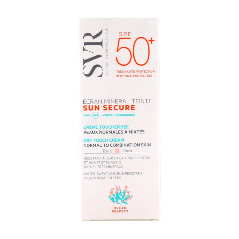 Svr Sun Secure Ecran Minerale Teinte Spf 50, 60 Ml