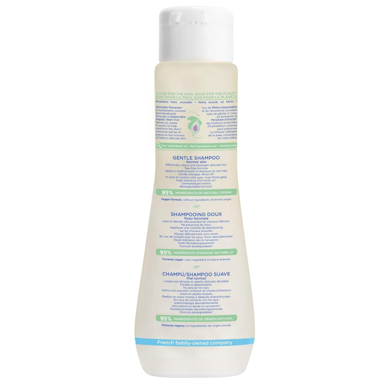 Mustela Baby Gentle Shampoo with Natural Avocado