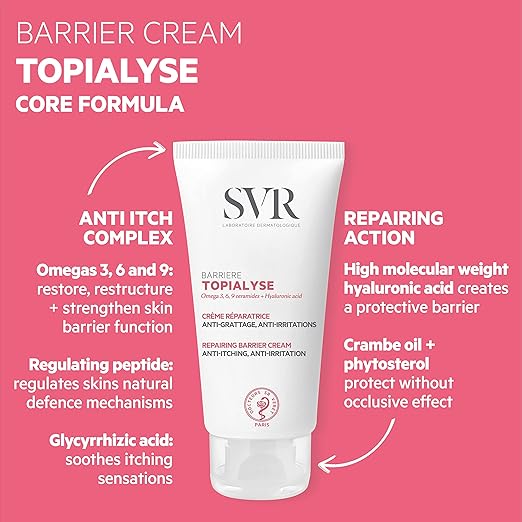 Svr topialyse barrier cream anti-irritation anti-itching 50ml