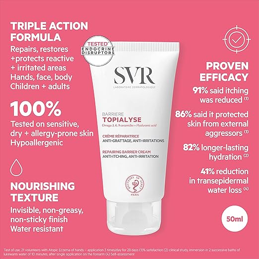 Svr topialyse barrier cream anti-irritation anti-itching 50ml