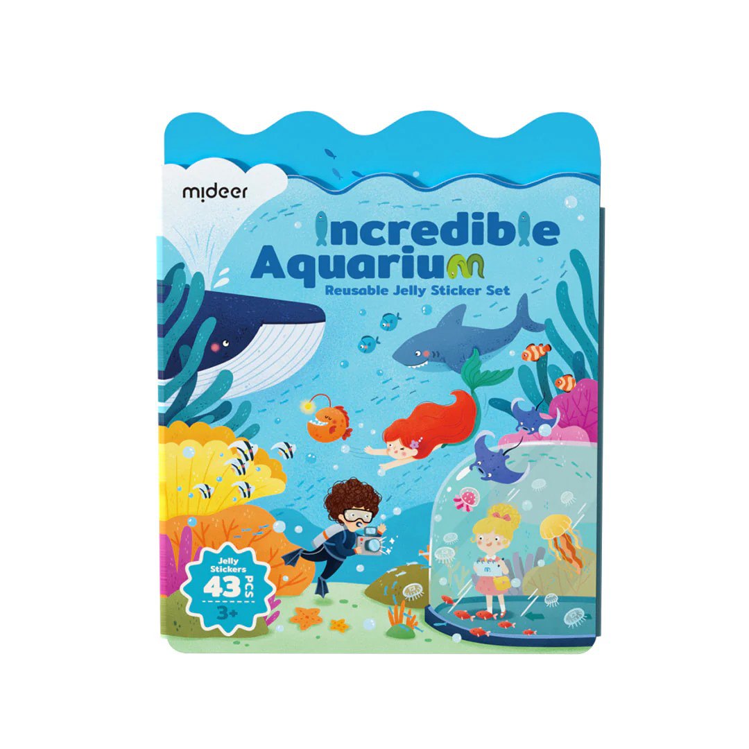 Mideer - Reusable Jelly Sticker - Incredible Aquarium