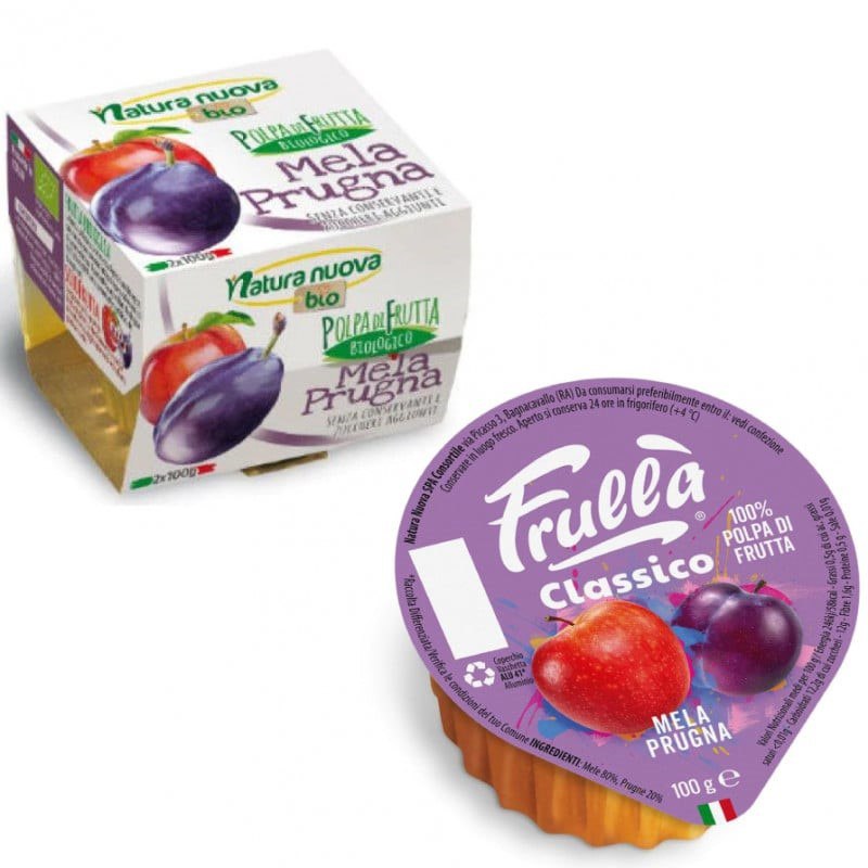 Natura Nuova Apple and Plum Pulp, 2*100 G