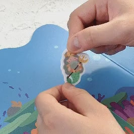 Mideer - Reusable Jelly Sticker - Incredible Aquarium