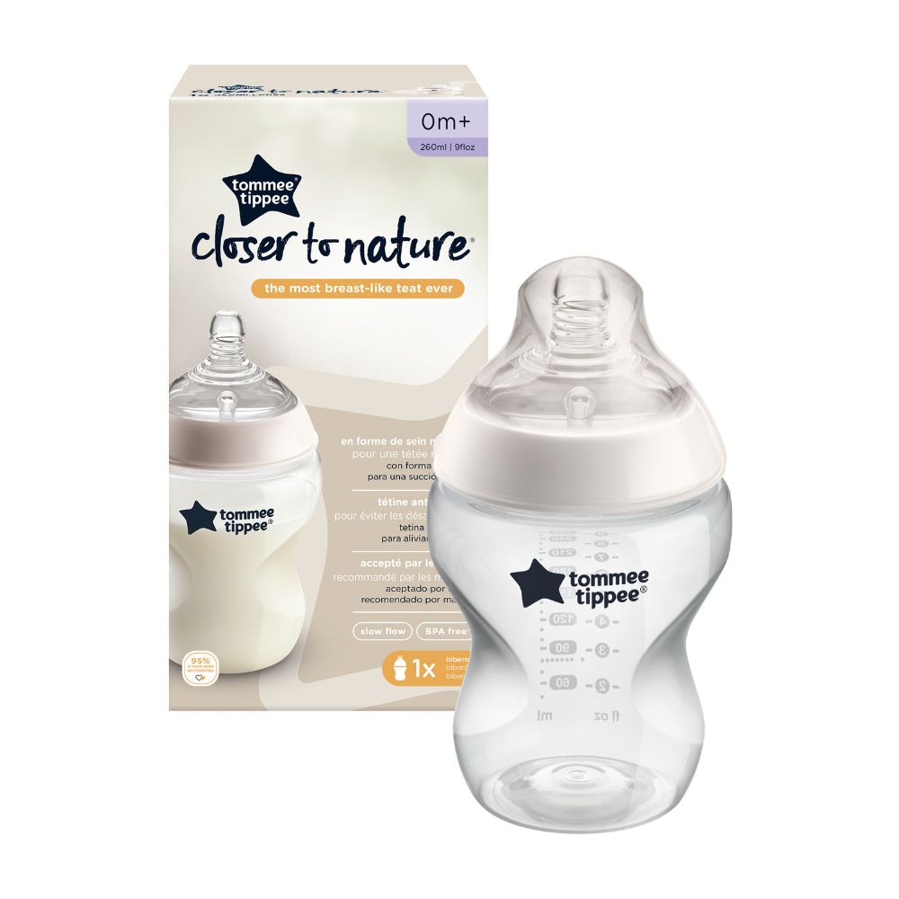 Closer to Nature Feeding Bottle 0m+ 260ml